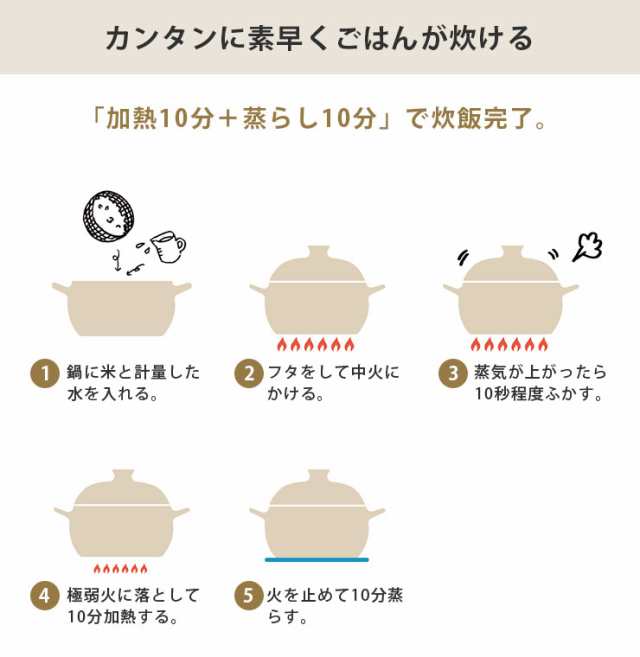 ビタクラフト ごはん鍋 IH対応 Vita Craft GOHAN NO.3850【ご飯鍋 炊飯