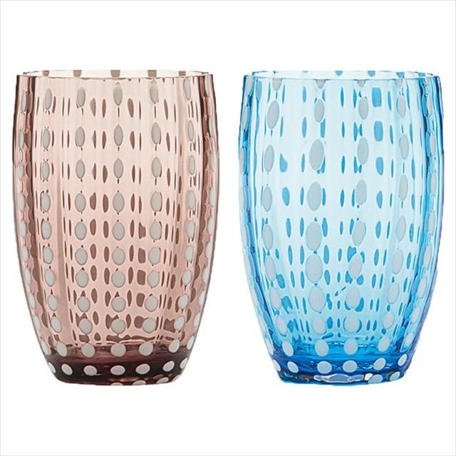 カップ コップ ギフト 送料無料 ザッフェラーノ パール ペアタンブラー アクアマリン＆アメジスト(AF054) / お祝い 出産 結婚 出産祝い 結婚祝い 御祝い 贈り物 プレゼント 誕生日 記念日 誕生日プレゼント 雑貨 小物 便利 かわいい おしゃれ 景品の通販は