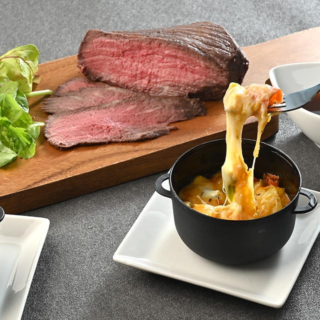 内祝い ギフト 惣菜 送料無料 北海道ローストビーフ・チーズフォンデュセット(450097) / お返し 結婚内祝い 出産内祝い 御返し 冬ギフト セット 詰め合わせ 詰合せ 肉 肉加工品 お肉 肉惣菜 肉料理 ブランド 有名店 本格 贈り物 ギフトセット お祝い 結婚内祝い 景品の通販は 5,022円