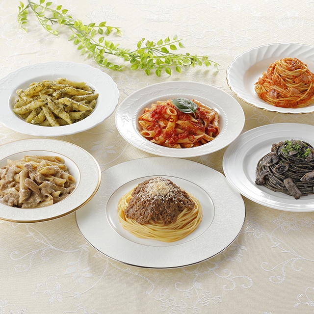 内祝い ギフト 惣菜 送料無料 東京 「アロマフレスカ銀座」 原田シェフ監修 6 種のこだわりパスタペンネセット(KKAR100) / 母の日 内祝い お返し 御返し セット 詰め合わせ 洋風 洋風総菜 洋食 ブランド 有名店 本格 贈り物 お祝い 景品