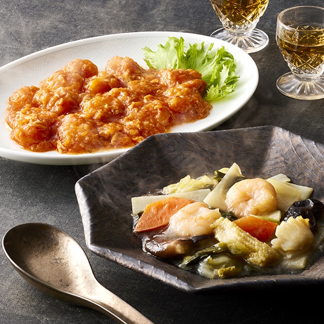 内祝い ギフト 惣菜 送料無料 「菰田欣也」監修 本格中華2種セット(KO-6) / お返し 結婚内祝い 出産内祝い 御返し 冬ギフト セット 詰め合わせ 詰合せ 洋風 洋風総菜 中華料理 ブランド 有名店 手軽 簡単 本格 贈り物 ギフトセット お祝い 結婚内祝い 出産内祝い 景品の通販は 5,130円