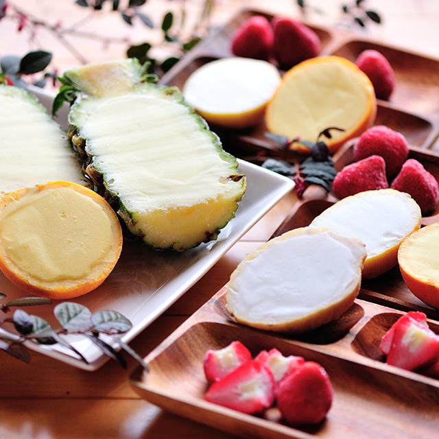 内祝い ギフト アイス 送料無料 4種まるごと果実アイス詰合せ(FDF-55) / お返し 結婚内祝い 出産内祝い 御返し 冬ギフト アイスクリーム ソルベ 詰め合わせ セット 詰合せ ブランド フルーツ フルーツアイス 果物 さっぱり ジェラート  結婚内祝いの通販は