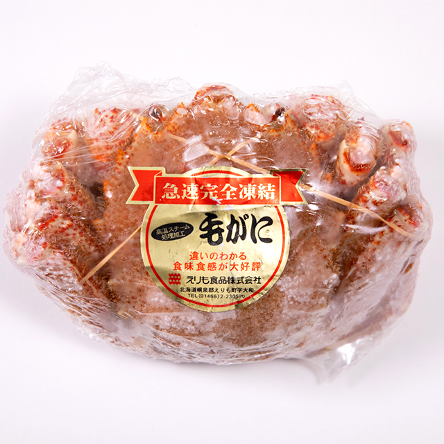 内祝い 毛蟹 毛ガニ ギフト 送料無料 えりも活蒸し毛蟹２尾（１尾：約400g 〜 430g） / 母の日 内祝い お返し 2尾 2杯 400g 400ｇ カニ かに 蟹 活毛蟹 活毛ガニ 北海道 北海道産 えりも産 国産 蒸し ボイル 海鮮 海の幸 食べ物 贈り物 セット 年末 正月_4
