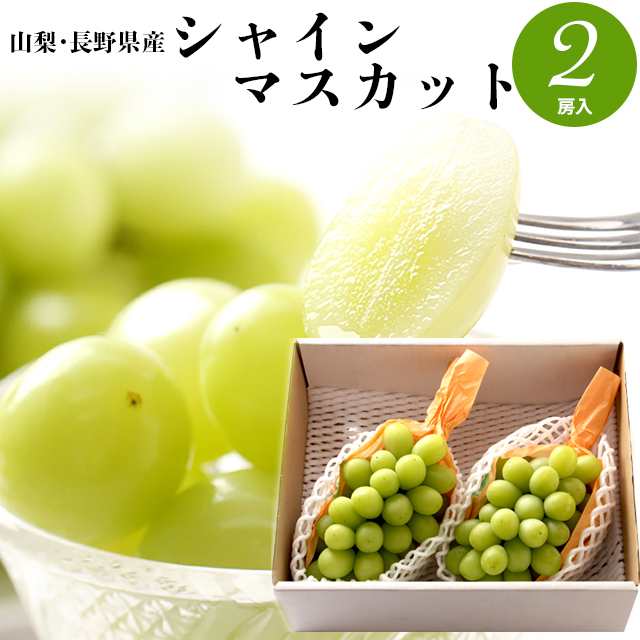 21年早期予約承り中 9月出荷開始 ギフト フルーツ ぶどう 送料無料 山梨 長野県産 シャインマスカット 約1 2kg 2房入 グレープ の通販はau Pay マーケット ギフト グルメ北海道