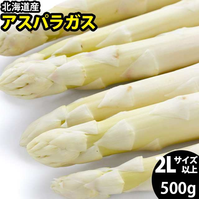 500g(2Lサイズ以上)　PAY　送料無料　マーケット店　au　ギフト＆グルメ北海道　マーケット　PAY　北海道産　北海道　ホワイトアスの通販はau　アスパラガス　PAY　新鮮直送　ホワイトアスパラ　予約受付中　au　マーケット－通販サイト　2024年　アスパラガス