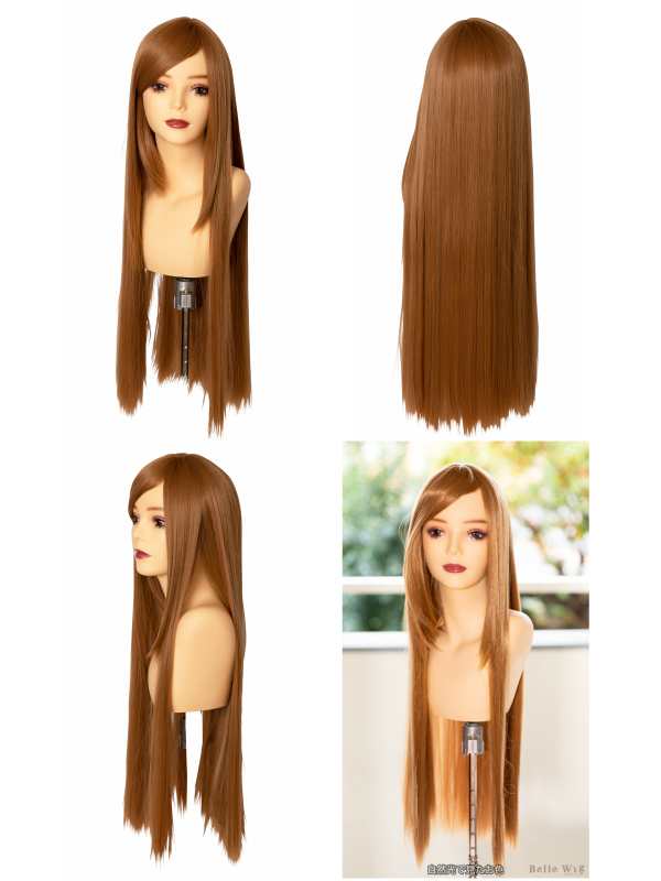 Belle Wig ベルウィッグ キャラメルブラウン 明るめ 茶髪 ロング コスプレの通販はau Pay マーケット インターネットショップallcam