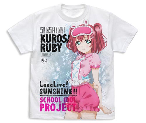 ラブライブ サンシャイン 黒澤ルビィ フルグラフィックtシャツ