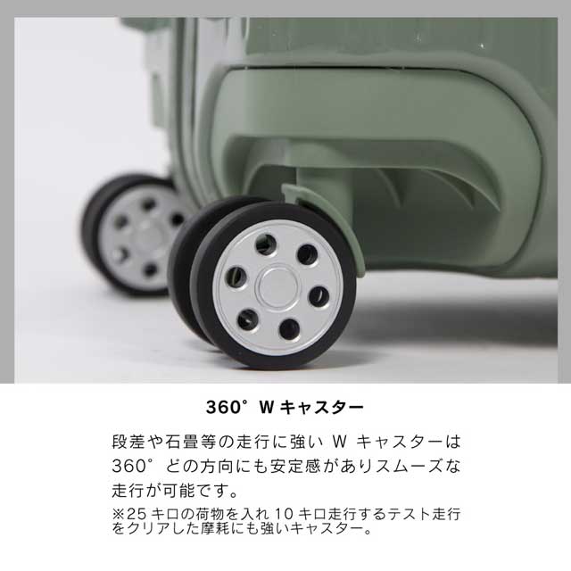 GRIFFINLAND スーツケース Lサイズ キャリーケース キャリーバッグ NOBLE ノーブル FK-2823 L メンズ レディース 男女兼用 旅行カバン ファスナー 大型 安い 軽量 海外 国内 旅行 おすすめ かわいい 女子旅_5