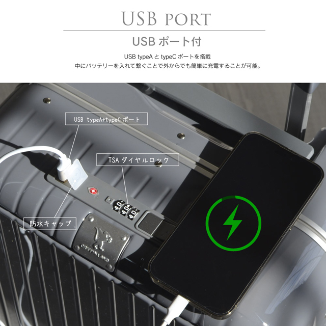 《グリフィンランド》 スーツケース Sサイズ キャリーケース キャリーバッグ NZ-2888 S フレームタイプ 軽量 海外 国内 旅行 おすすめ かわいい 女子旅 静音キャスター フロントオープン