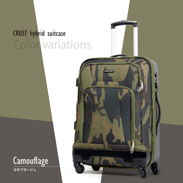 キャリーケース キャリーバッグ スーツケース Lサイズ 大型 グリ