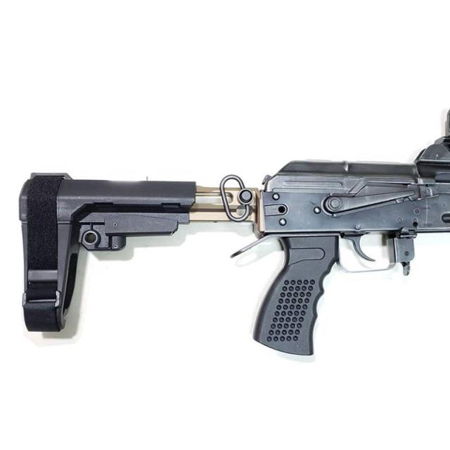K1A用M4ストックアダプター（新型） Airsoft Artisan Skeleton M4ストックアダプター (LCT/GHK AK