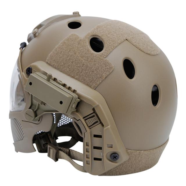タクティカルヘルメット WoSporT パイロットタクティカルヘルメット (スチールメッシュ