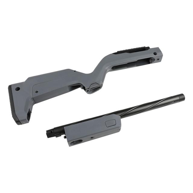 ACE1 ARMS MAGPUL X-22タイプ バックパッカーストックキット (KJ KC02対応) ブラックツイストフルートバレル/UG