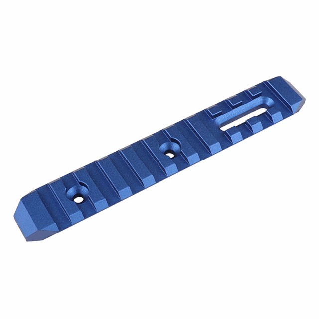 SLONG Airsoft M-LOK レールセクション (11スロット 128mm) BLUE