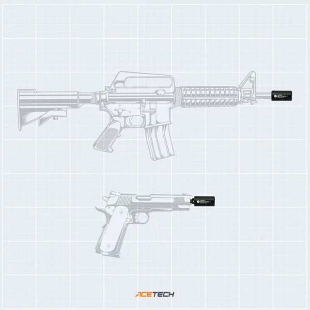 ACETECH Brighter R トレーサーユニット (グリーン＆レッド蓄光BB弾