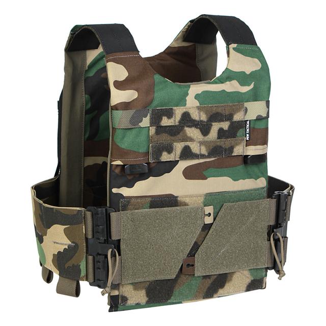 PEW Tactical HSP スタイル プレートキャリア ウッドランド