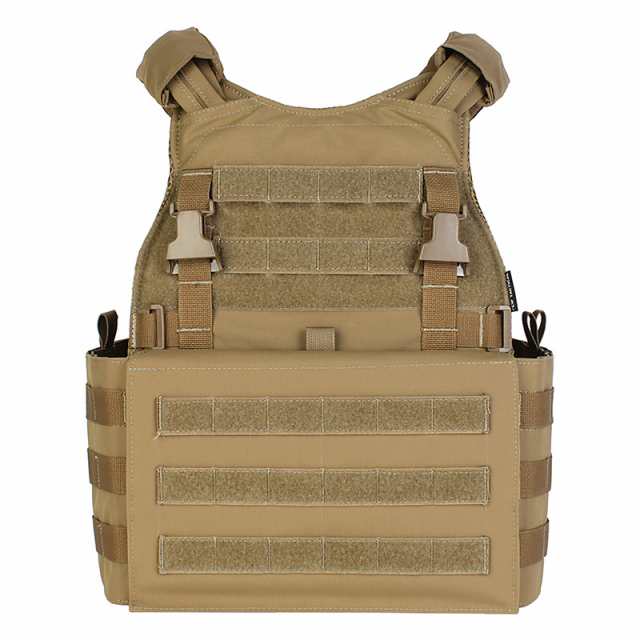 PEW Tactical VSスタイル SCARAB LT用ジップオンバックパネル コヨーテ