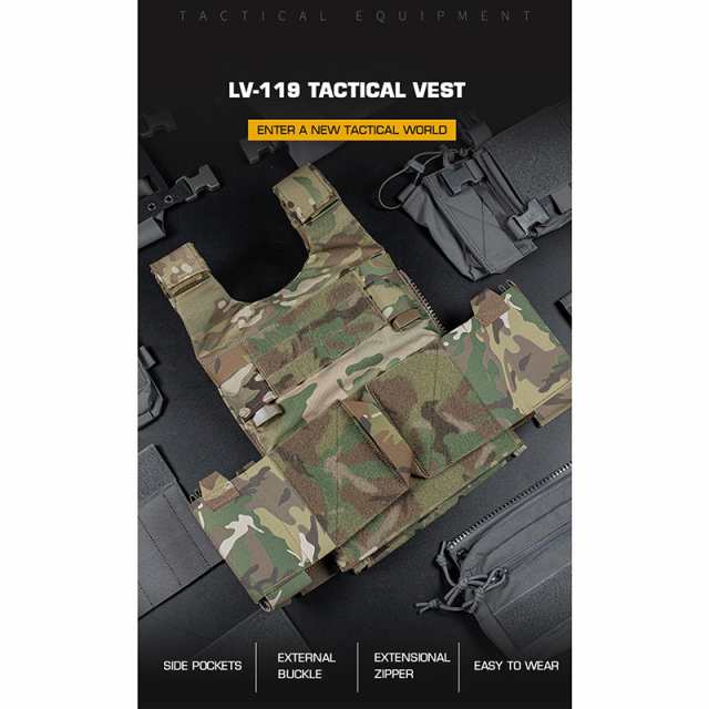 WoSport LV-119 Tactical Vest - Black