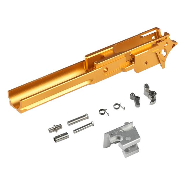 5KU 東京マルイ ハイキャパ4.3 シャーシ ブランクマーキング レールバージョン GDの通販は