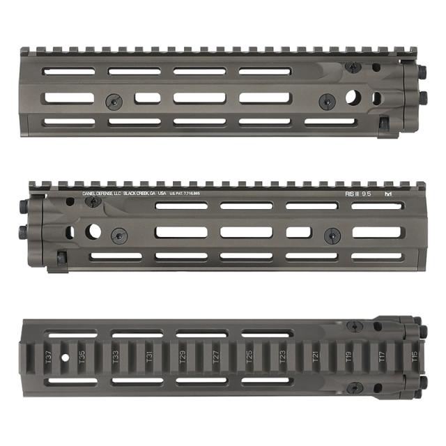 DDタイプRISIII ハンドガード Airsoft Artisan DDタイプ MK18 RISIII M-LOK ハンドガード 9.5
