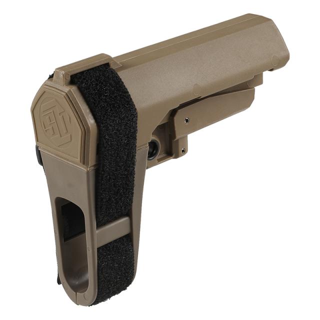 BJ Tac Sbtactial SBA3タイプ ピストルストック ナイロン FDE