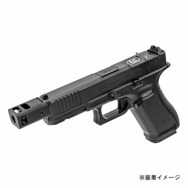 C&C Tac KKMタイプ アウターバレル＆コンペンセイターセット Black(東京マルイGLOCK17GEN5 MOS適合) 