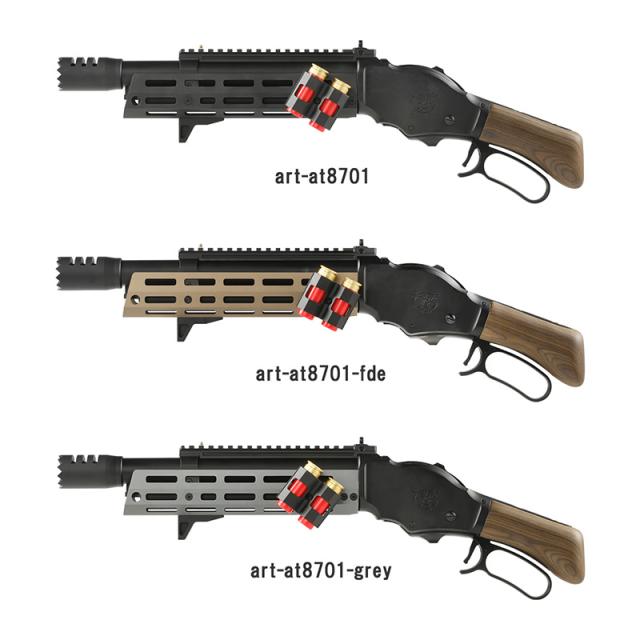 Golden Eagle ウィンチェスター M1887 ライブカート式 ガスショットガン A.T.P. Series Black/RealWood ソードオフ コンパクトの通販は