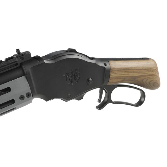 Golden Eagle ウィンチェスター M1887 ライブカート式 ガスショットガン A.T.P. Series Black/RealWood ソードオフ コンパクトの通販は