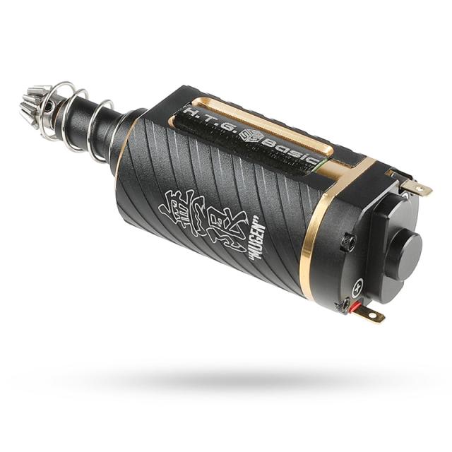 HTGベーシック MUGEN 無限 ブラシレスモーター ロング 電動ガン用モーター 【回転数/起動トルク自由設定/逆転防止機構標準搭載(特許使用)】電子トリガー対応の通販は 16,898円