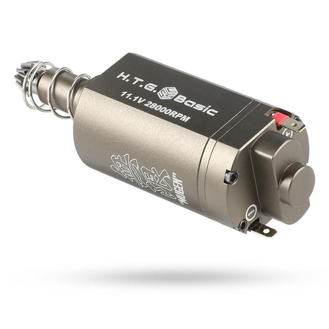 HTGベーシック MUGEN ELITE 無限ブラシレスモーター エリート ロング 28K 電動ガン用モーター【回転数/起動トルク2段切替】【逆転防止機構標準搭載(特許使用)】【電子トリガー対応】の通販は 17,600円