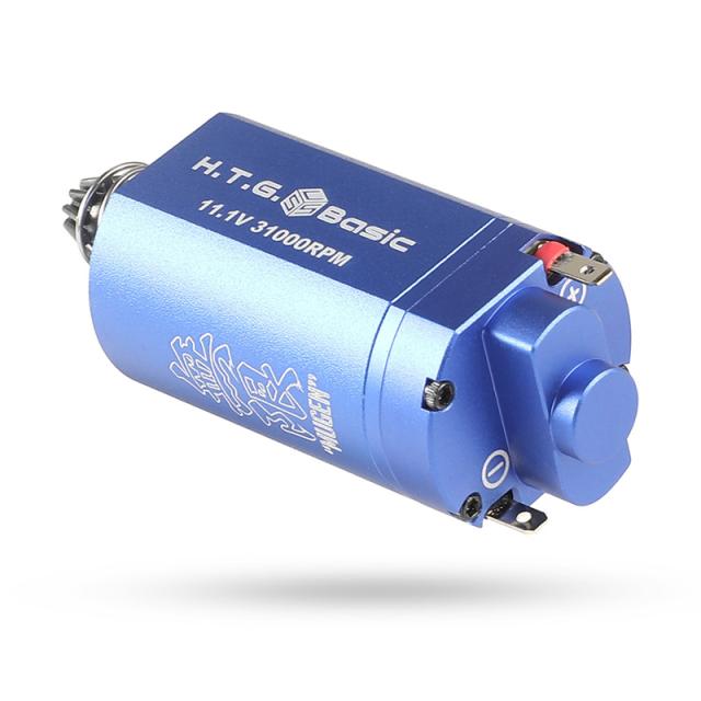 HTGベーシック MUGEN ELITE 無限ブラシレスモーター エリート ショート 31K 電動ガン用モーター【回転数/起動トルク2段切替】【逆転防止機構標準搭載(特許使用)】【電子トリガー対応】の通販は 17,600円