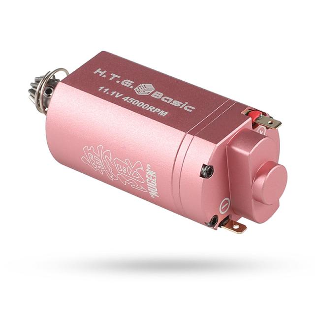 HTGベーシック MUGEN ELITE 無限ブラシレスモーター エリート ショート 45K 電動ガン用モーター【回転数/起動トルク2段切替】【逆転防止機構標準搭載(特許使用)】【電子トリガー対応】の通販は 17,600円