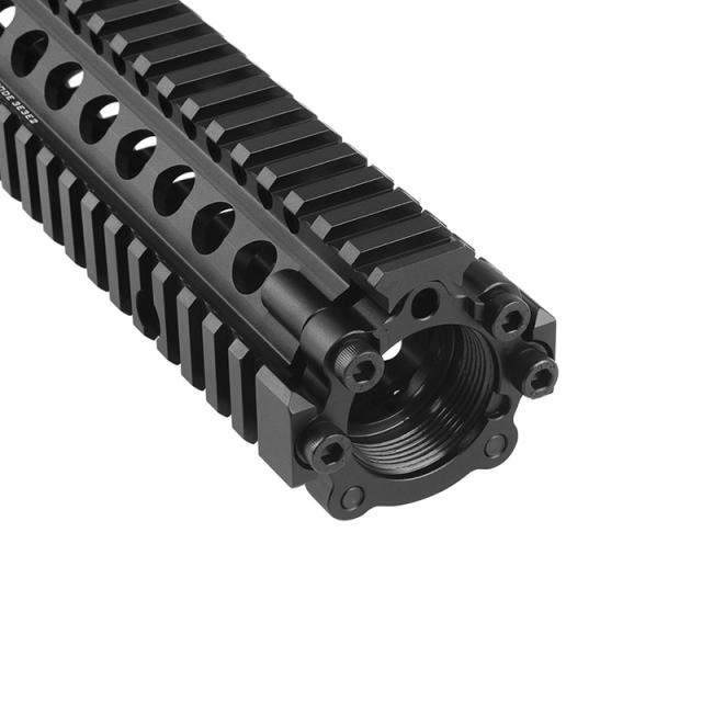 SAA Fortisタイプ M-LOKレールハンドガード 12inch (STD M4 AEG) BK