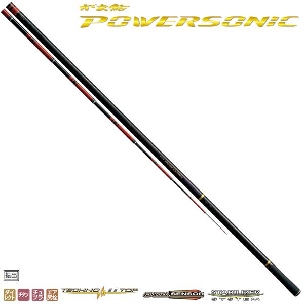 がま鮎 パワーソニック 振抜急瀬9.0 (鮎竿) (大型商品A)