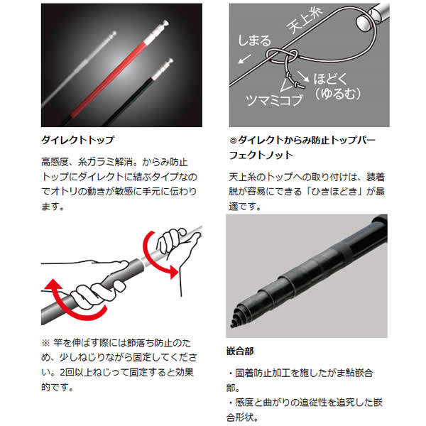 がまかつ がま鮎 スピカ 超硬9.0 (鮎竿)(大型商品A)_1