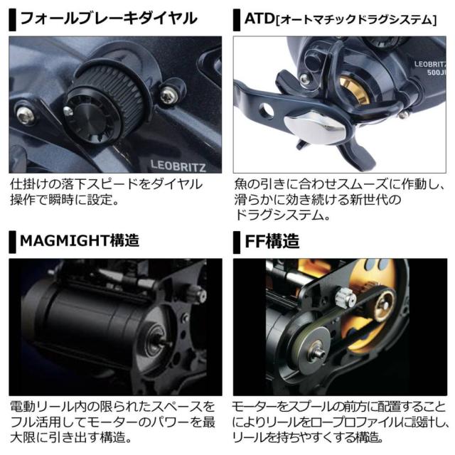ダイワ レオブリッツ 500JP (電動リール)【送料無料】の通販はau PAY