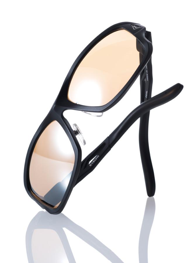 ゼクー Zeque ステルス F-1922 マットブラック／トゥルービュースポーツ×シルバーミラー (偏光サングラス 偏光グラス 釣り メンズ)【送料無料】_1
