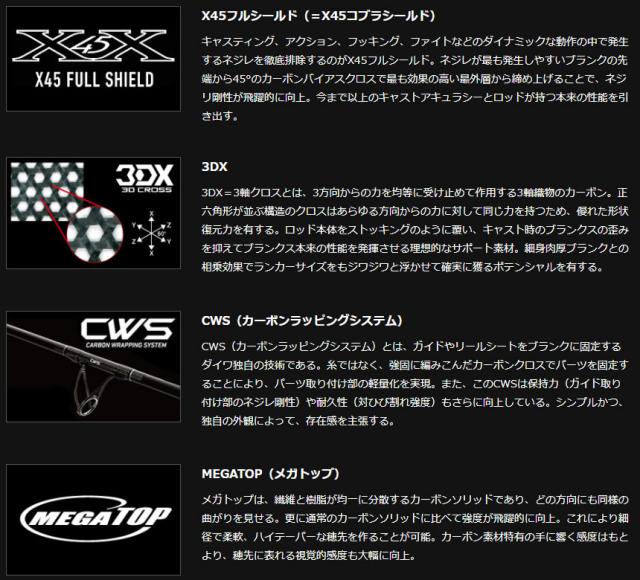 ダイワ スティーズ SC C66ML-G (バスロッド ベイト)(大型商品A)_2