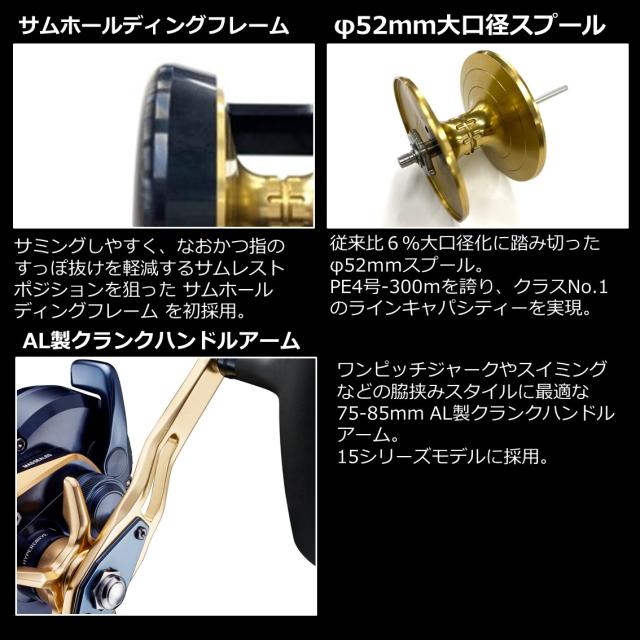 ダイワ 22 ソルティガ SALTIGA 15H (右ハンドル ジギングリール)【送料無料】_9