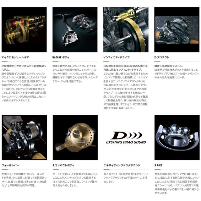 シマノ 22 オシアコンクエスト 300XG 右ハンドル (ジギング タイラバ リール)【送料無料】_1
