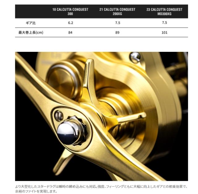 シマノ 23 カルカッタコンクエストMD 400XG 右ハンドル(ベイトリール)【送料無料】_4
