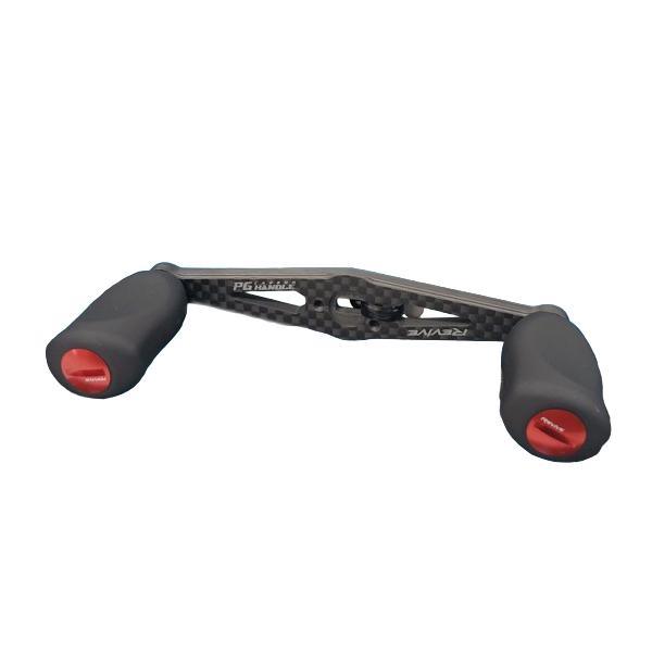 リバイブ PG カーボンハンドル シマノ用 92mm レッド R-PG92SH-R (リール カスタムパーツ　リール ハンドル)【送料無料】