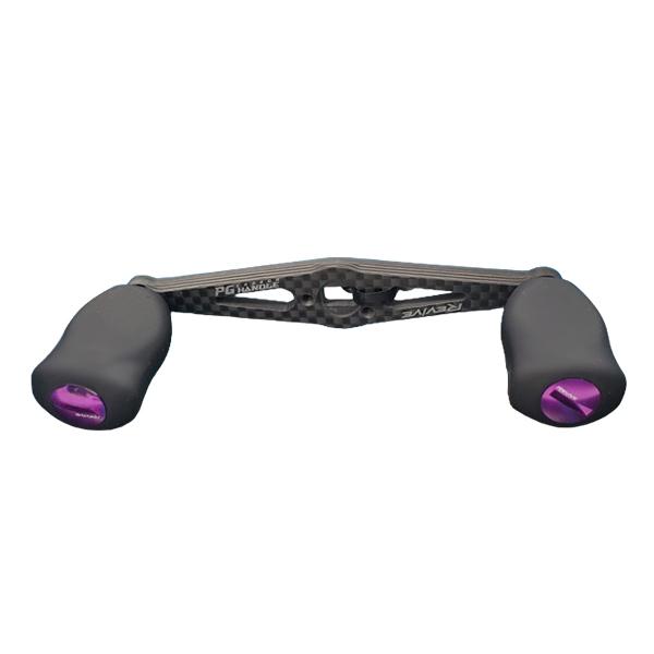 リバイブ PG カーボンハンドル アブダイワ用 92mm パープル R-PG92AD-P (リール カスタムパーツ　リール ハンドル)【送料無料】