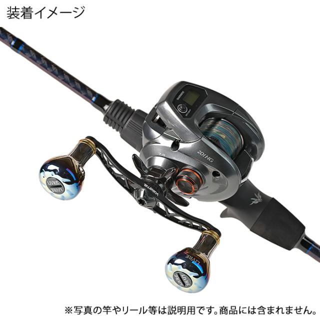 バレーヒル Valleyhill×リブレフェザー100+EF30 シマノ右用 GBK G-ブラック (リール ハンドル リール ハンドルノブ)【送料無料】_1