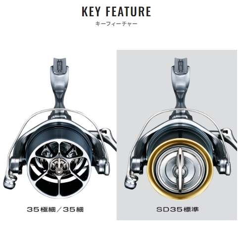 シマノ 24 フリーゲン35 極細 (Shimano 遠投スピニングリール)【送料無料】_1