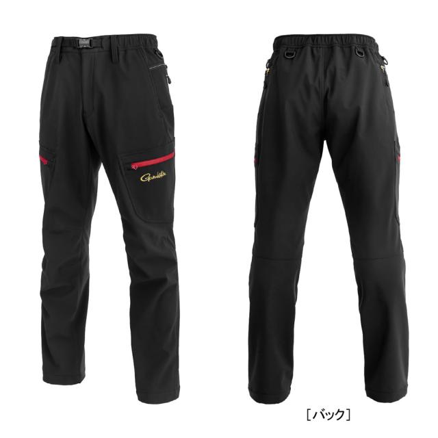 がまかつ ストレッチボンディングフィッシングパンツ ブラック×レッド GM3754 (フィッシングウェア)【送料無料】
