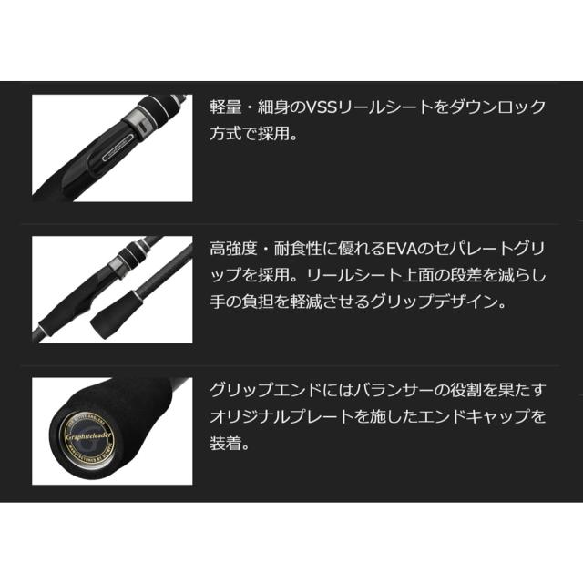 オリムピック カラマレッティー プロトタイプ 25GCALPS-832M-HS+ (エギングロッド 竿 釣り 2ピース)【送料無料】_2