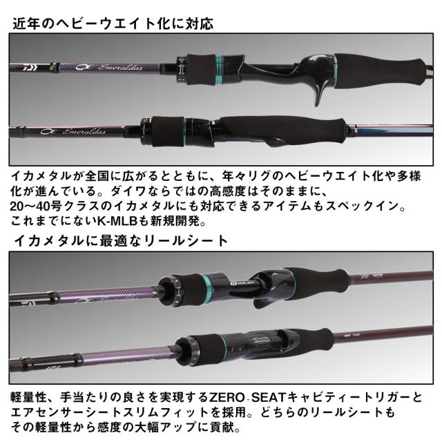 ダイワ 24 エメラルダスMXイカメタル K60LS-S W (Daiwa イカメタル