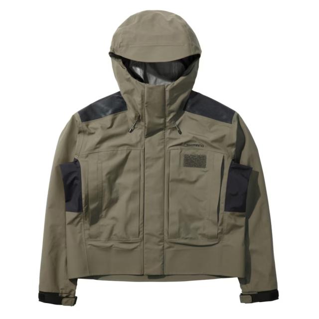 シマノ ウェーディングRJK03 ダークカーキ RA-065Y (ショートレインウェア)【送料無料】