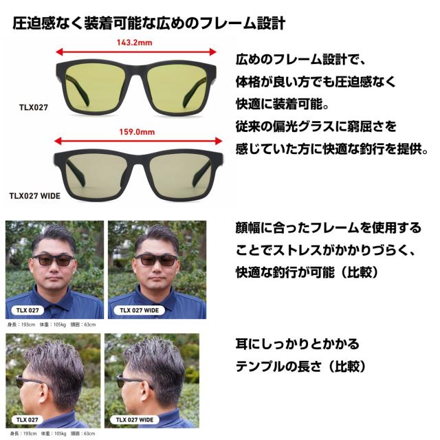 ダイワ 偏光グラス TLX027ワイド マットブラック/イーズグリーン (偏光サングラス 偏光グラス 釣り メンズ)【送料無料】_2